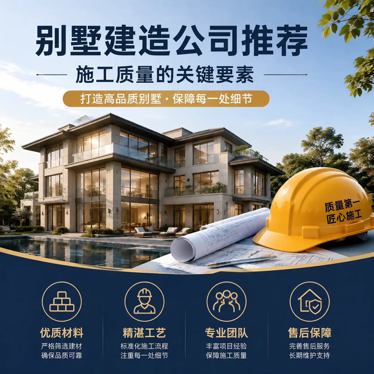 别墅建造公司推荐: 赤水 施工质量的关键要素