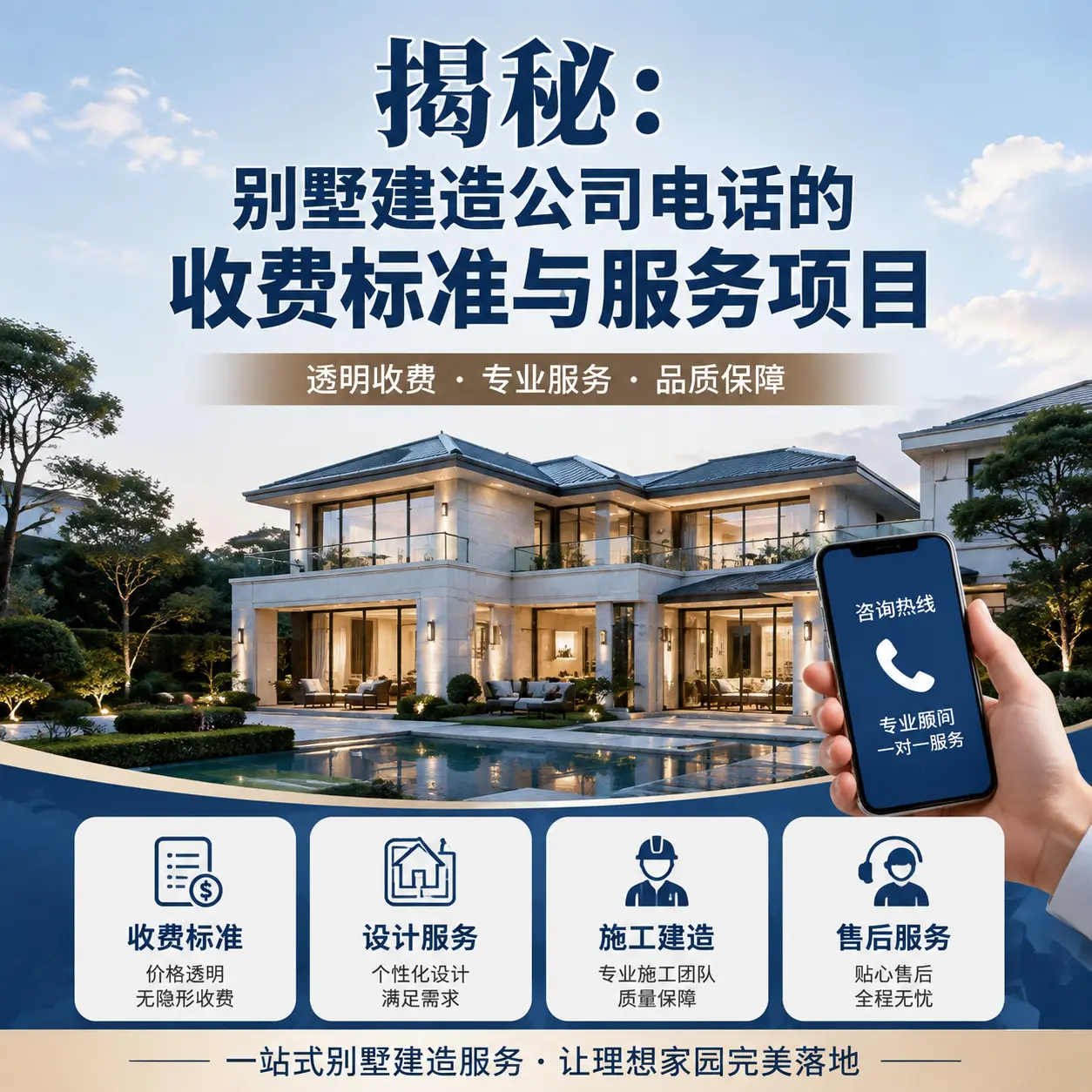 揭秘：赤水别墅建造公司电话的收费标准与服务项目