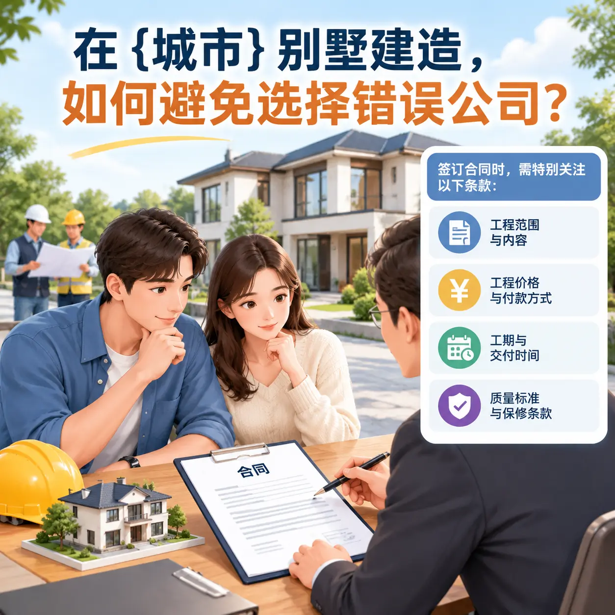 在 赤水 别墅建造，如何避免选择错误公司？