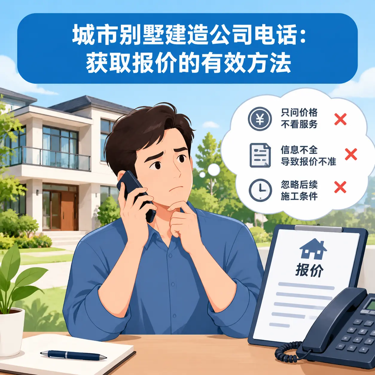赤水别墅建造公司电话：获取报价的有效方法