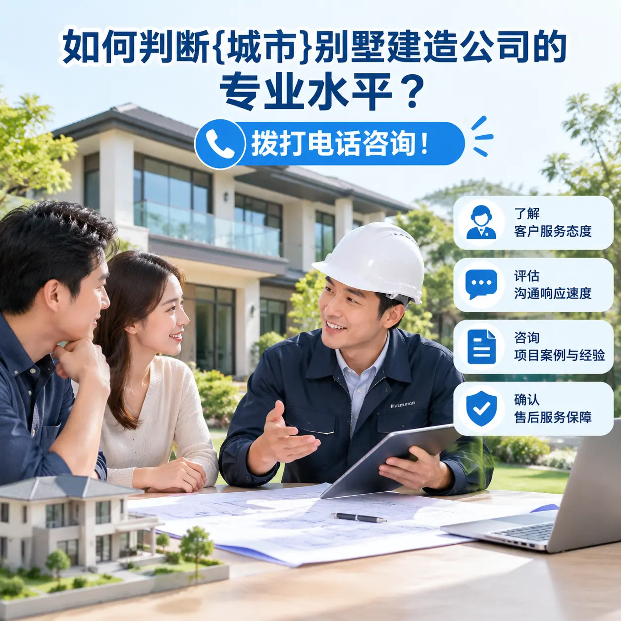如何判断赤水别墅建造公司的专业水平?拨打电话咨询!